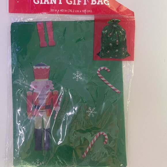 Holiday Gift Wrap Bundle – Giant Gift Bag + 50 Peel-and-Stick Tags + 12 Gift Tag - Picture 2 of 6